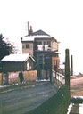 crook station signal box snow 1965