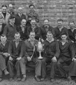 displaying the cup