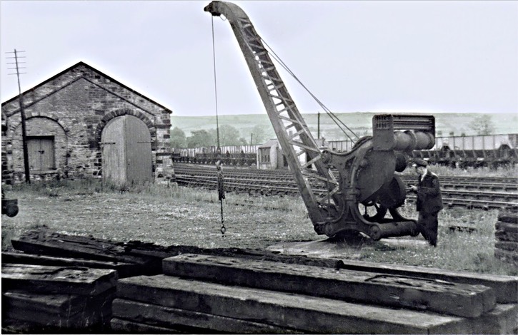 lifting crane at goods yard